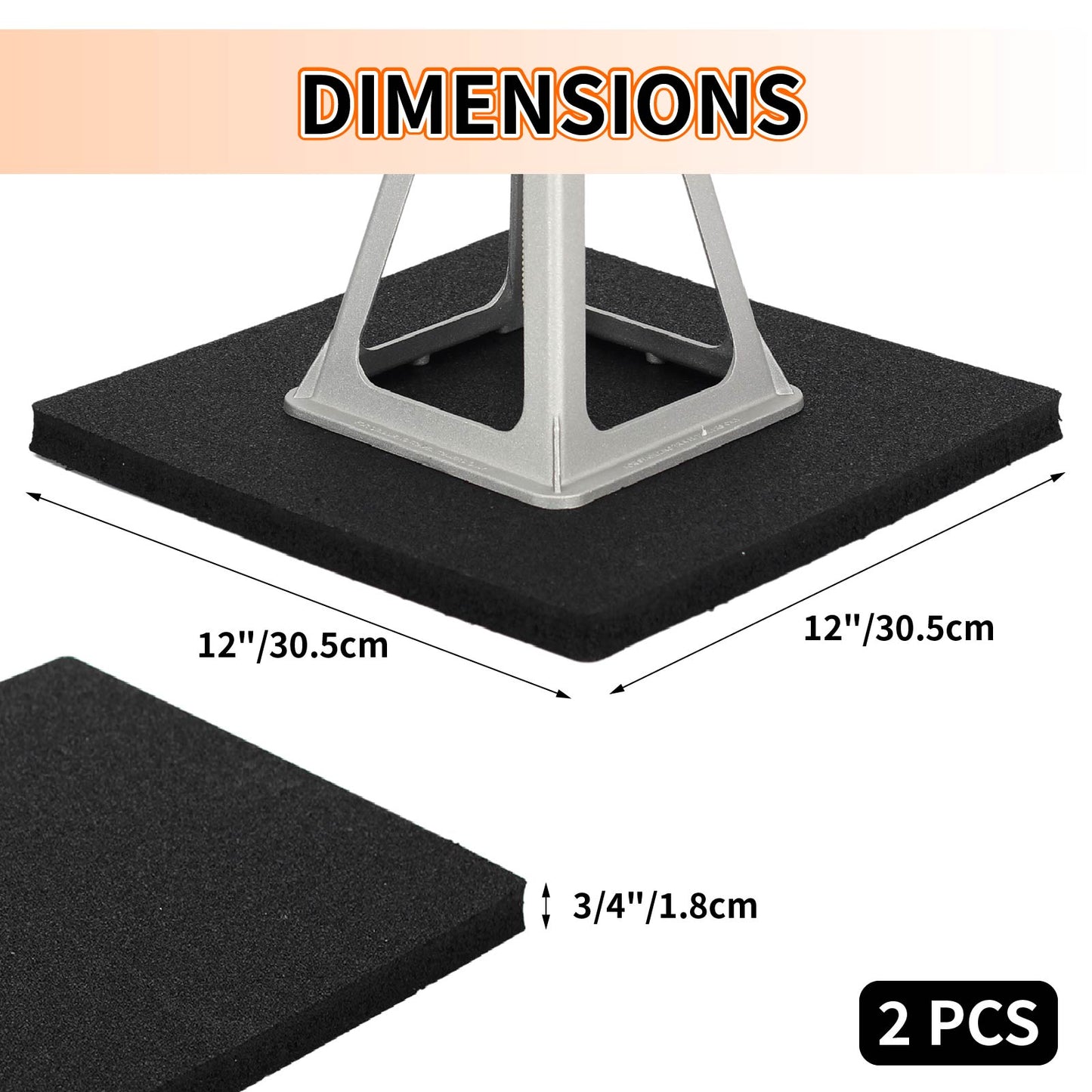 RV Leveling Block Flex Pad