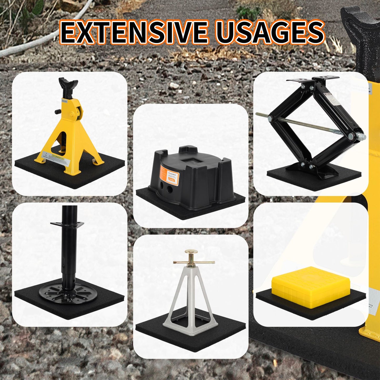 RV Leveling Block Flex Pad
