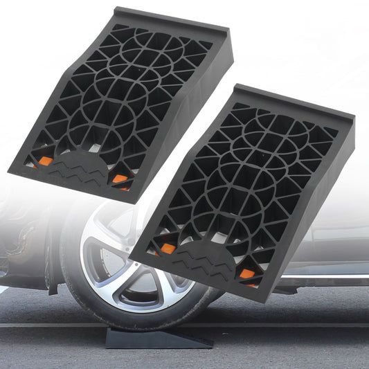 Low Profile Car Service Ramp - 2 Pack with Anti-Slip Pads, OLM-1301P1
