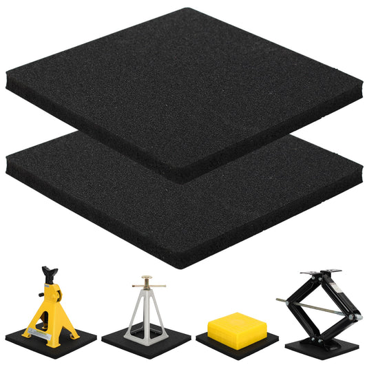 12”x12” RV Leveling Block Flex Pads, Rubber Jack Pads, 2-Pack, OLM-RP305-2