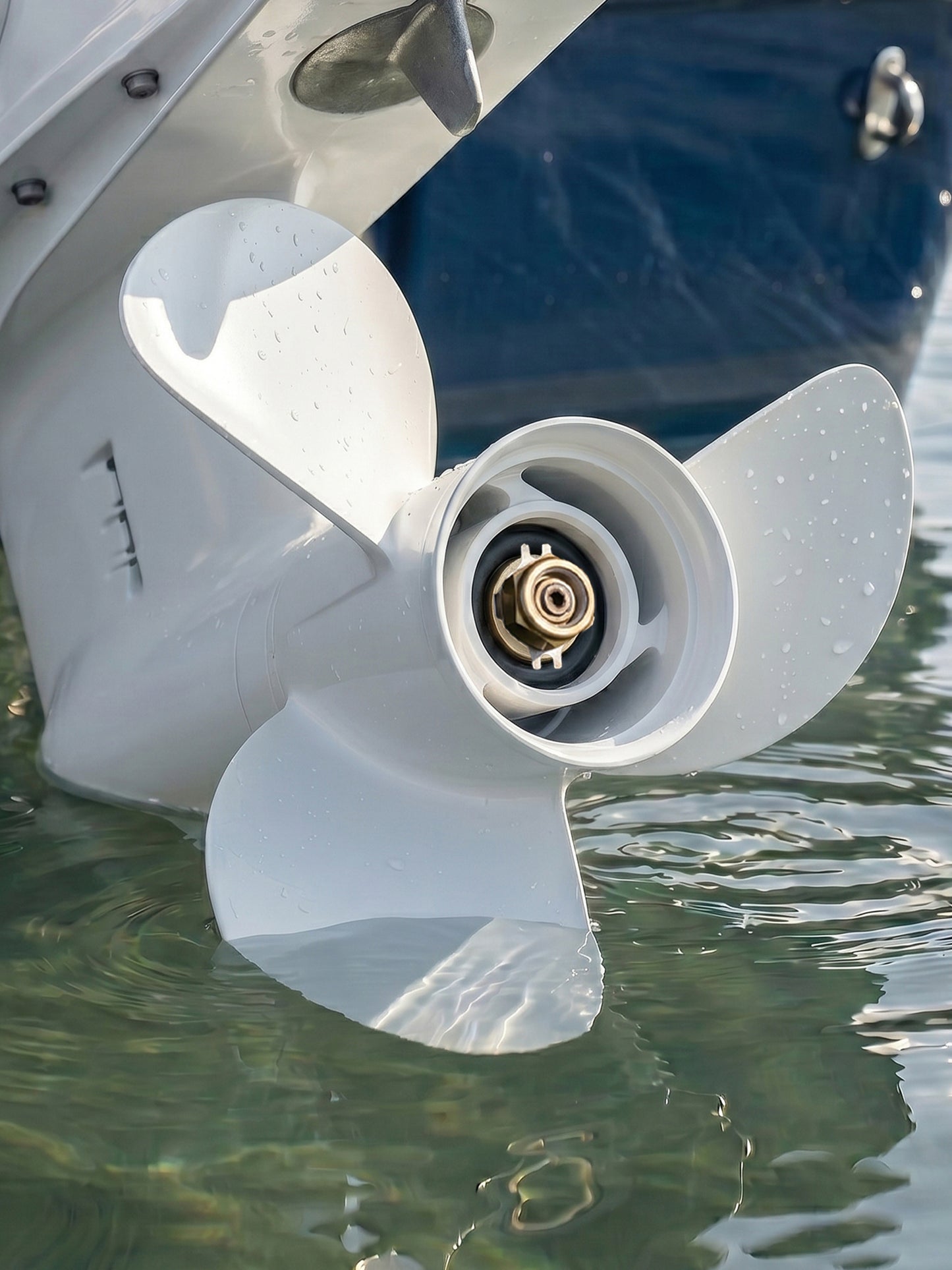 Boat Propeller 13 1/4 x 17, for Yamaha Outboard 50-130 HP Motors, 15 Tooth Spline, 3-Blade, RH
