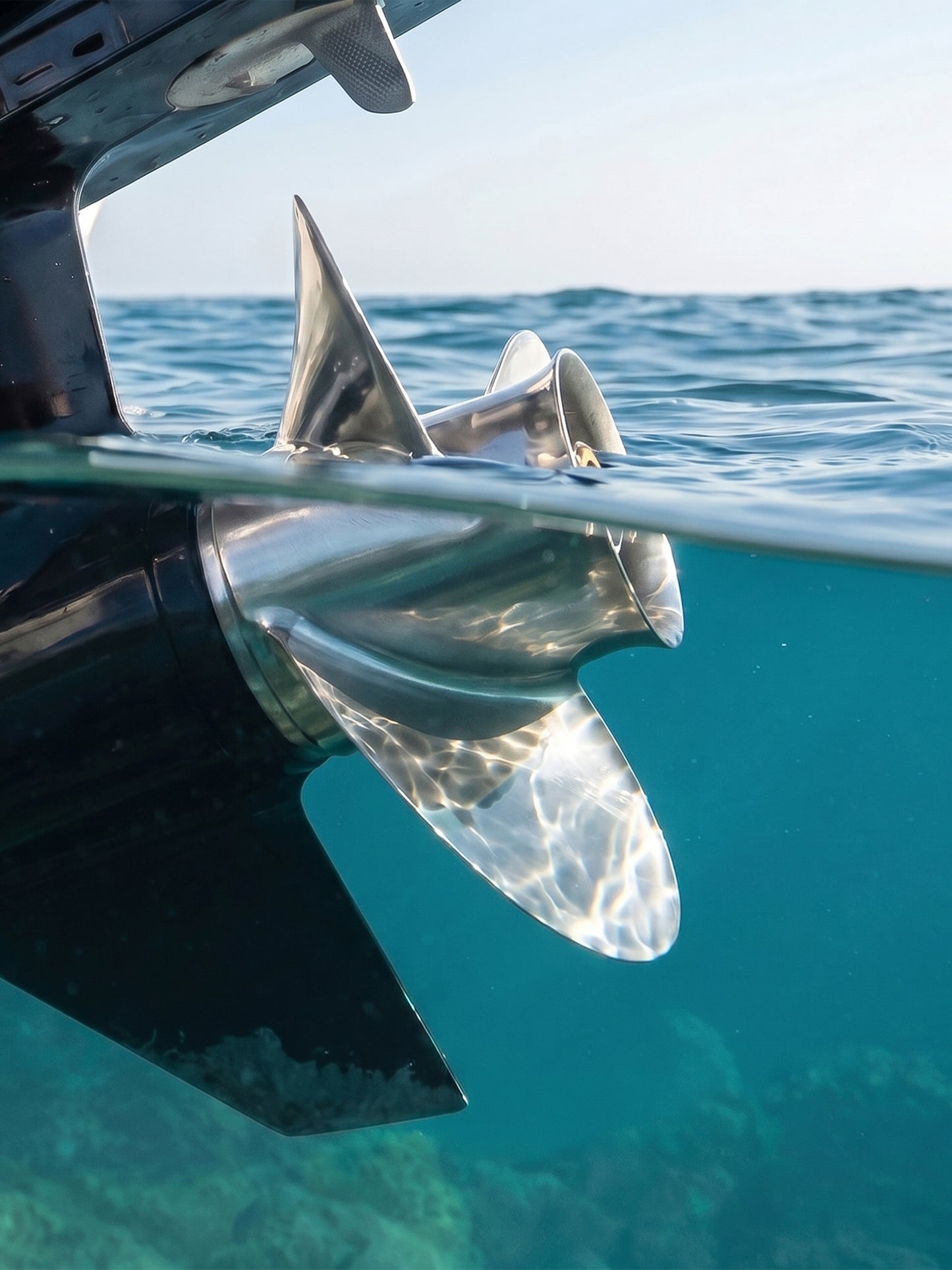 Stainless Steel Boat Propeller 10 1/4 x 16, for Yamaha Outboard 40/48/50/55/60 HP Motors, 13 Tooth Spline, 3-Blade, RH