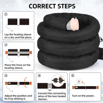  Heated RV Sewer Hose Sleeve