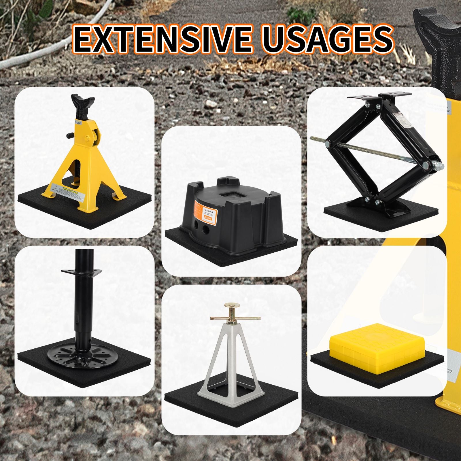 RV Leveling Block Flex Pad