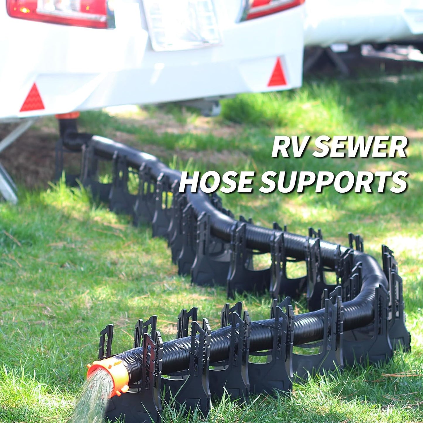 RV Sewer Hose Support