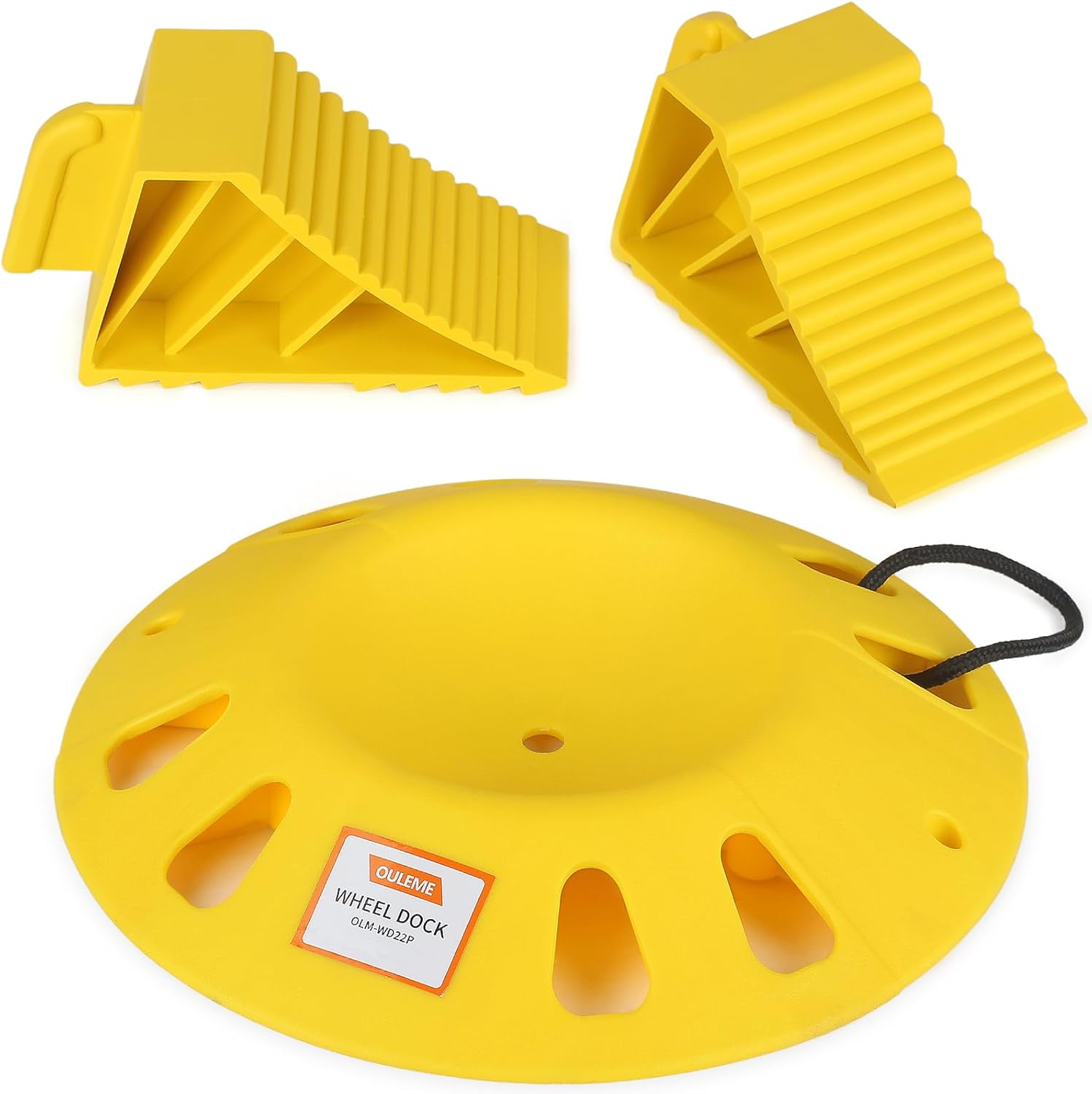 Trailer Jack Chock Wheel Dock