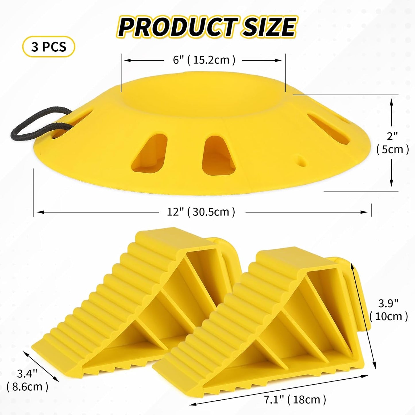 Trailer Jack Chock Wheel Dock