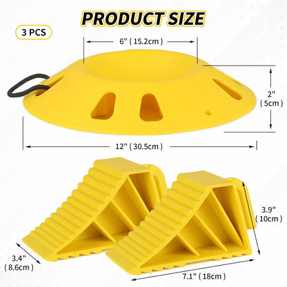 Trailer Jack Chock Wheel Dock