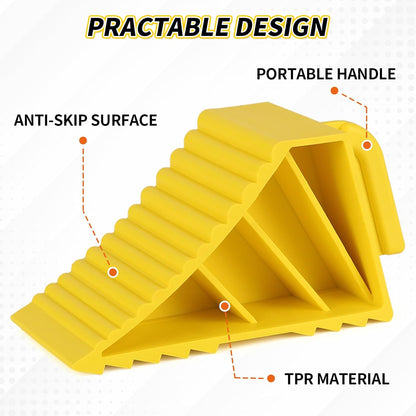 Trailer Jack Chock Wheel Dock