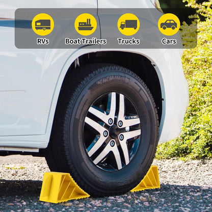 Trailer Jack Chock Wheel Dock