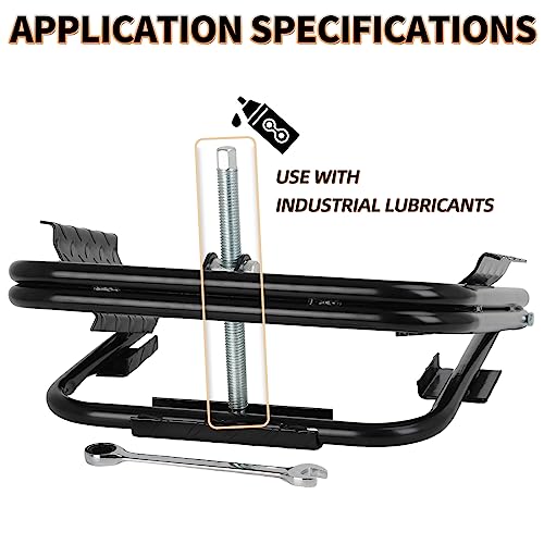 Light Trailer Tire Leveler with Ratchet Wrench, Fits Most 13", 14" and 15" Trailer Wheels, OLM-TTL01