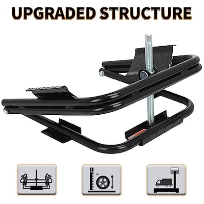 Light Trailer Tire Leveler with Ratchet Wrench, Fits Most 13", 14" and 15" Trailer Wheels, OLM-TTL01