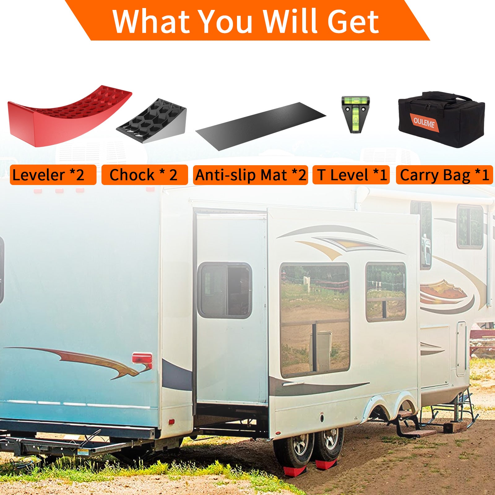 Curved RV Leveler