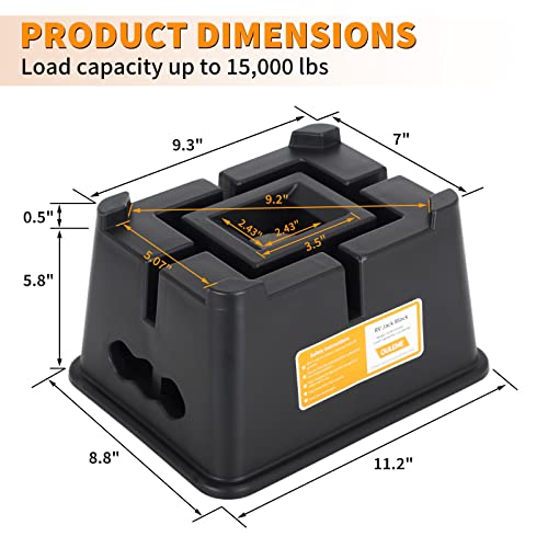 Heavy Duty Trailer Jack Block