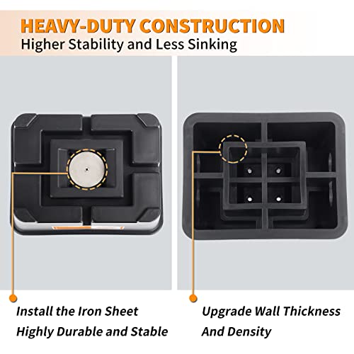 Heavy Duty Trailer Jack Block